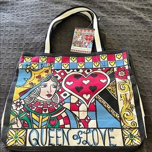 Brighton Queen of Love Tote - Multicolor